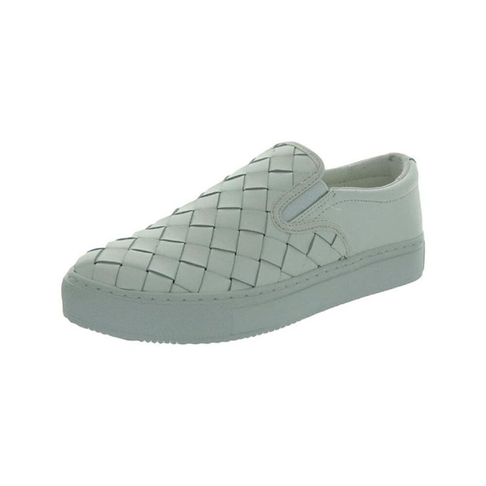 MARC FISHER Womens Green Sides Calla Round Toe Platform Slip On Sneakers 9.5 M